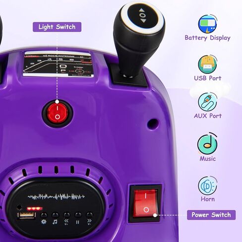 HONEY JOY 12V Bumper Car for Toddlers 1-3, Baby Ride on Bumper Car w/Dual Joysticks, Flashing LED Light & 360 Degree Spin, Electric Vehicle for Kids, Ride on Car w/Remote Control, Gift for Boys Girls in Saudi Arabia