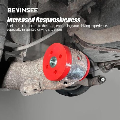 جلبة التعليق الخلفي من Bevinsee متوافقة مع Ford Fiesta 2011-2018 رقم قطعة جلبة الشعاع الخلفي 1805815 in Saudi Arabia