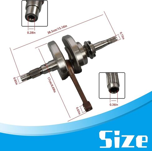 1:5 Crankshaft Replacement for 13200-016-0000 503-00993 132000160000 Replacement for HiSun750 in Saudi Arabia