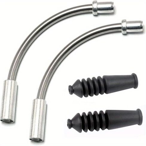 2Sets V Brake Noodles Cable Guide Bend Tube Pipe Sleeves Protector Hose Brake Noodle Bicycle Parts For Mountain Bike in Saudi Arabia