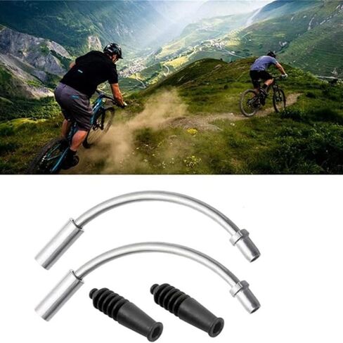 2Sets V Brake Noodles Cable Guide Bend Tube Pipe Sleeves Protector Hose Brake Noodle Bicycle Parts For Mountain Bike in Saudi Arabia