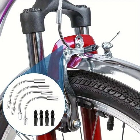 2Sets V Brake Noodles Cable Guide Bend Tube Pipe Sleeves Protector Hose Brake Noodle Bicycle Parts For Mountain Bike in Saudi Arabia