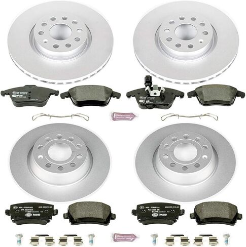 Power Stop ESK5802 Front & Rear Euro-Stop Brake Kit Volkswagen For Volkswagen Tiguan 2011 [Model Specific] in Saudi Arabia