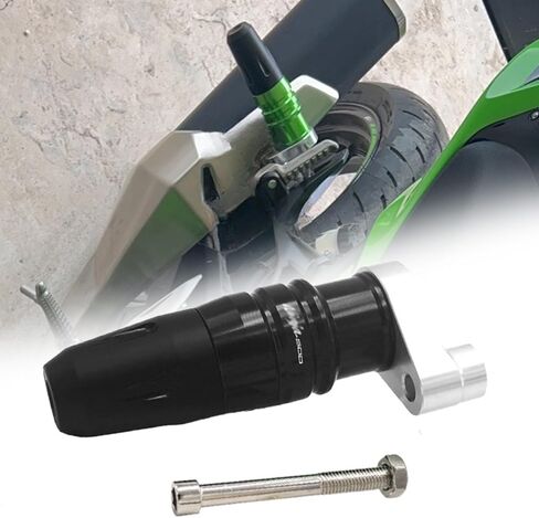 لـ Ninja 500 Ninja 500 SE Z500 Z 500 z500 2023 2024 2025 دراجة نارية CNC الإطار تحطم منصات المحرك حالة المتزلجون حامي يغطي الإطار الخلفي المتزلجون (أسود، النينجا 500) in Kuwait