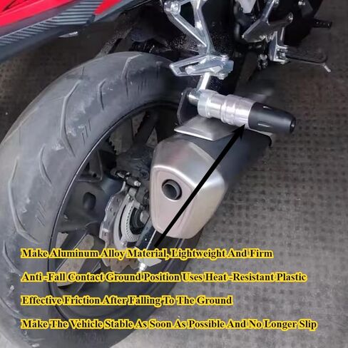 لـ Ninja 500 Ninja 500 SE Z500 Z 500 z500 2023 2024 2025 دراجة نارية CNC الإطار تحطم منصات المحرك حالة المتزلجون حامي يغطي الإطار الخلفي المتزلجون (أسود، النينجا 500) in Kuwait