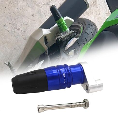 لـ Ninja 500 Ninja 500 SE Z500 Z 500 z500 2023 2024 2025 دراجة نارية CNC الإطار تحطم منصات المحرك حالة المتزلجون حامي يغطي الإطار الخلفي المتزلجون (أسود، النينجا 500) in Kuwait