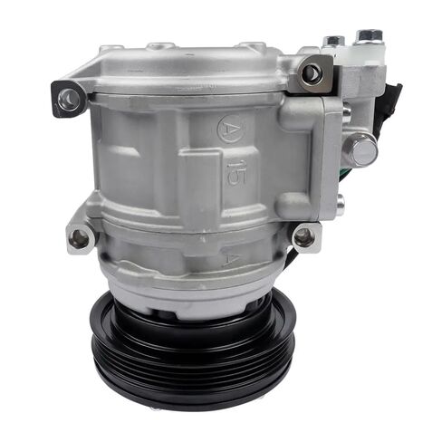 AC Compressor with Clutch AP01 Compatible with DL200 Wheel Loader Fits Excavator Models 2208-6013B in Kuwait