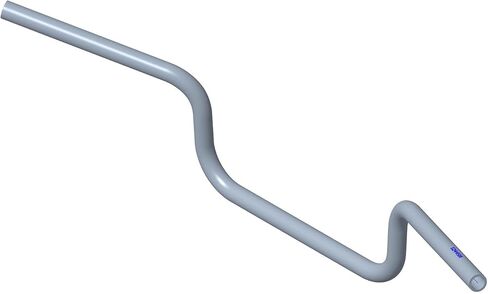 أنبوب المقود Polaris، أسود متوسط ​​اللمعان، قطعة OEM الأصلية 5244581-067، الكمية 1 in Kuwait