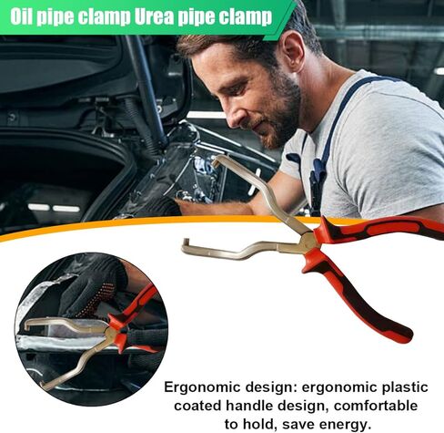 Fuel Line Plier, Quick Disconnect Release Removal Tool, Petrol Hose Clamp Clip Pliers, Fuel Line Disconnect Tool, Car Pipe Clip Repair Tool, Automotive Tools for Most Cars (Green/Black) in Saudi Arabia