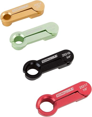 OEMTOOLS 25183 مجموعة قطع ألومنيوم مكونة من 4 قطع، مثالية لمكيف الهواء وخطوط الوقود ومرشحات الوقود، هيكل متين من الألومنيوم المؤكسد، وأدوات صيانة المركبات in Kuwait