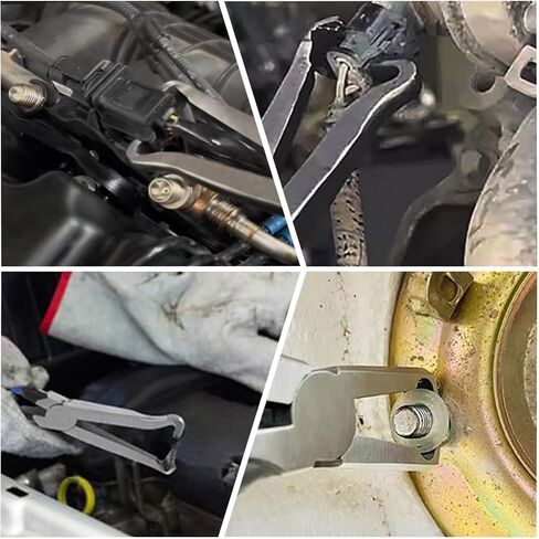 Professional Grade Electrical Disconnect Pliers Electrical Connector Pliers Automotive Tool Set with Dual Angle Heads Straight and 60 Degree for Fuel Line Clips Hose Disconnects Push in Saudi Arabia