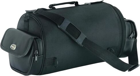 Huggar Gloves Biker Sissy Bar Bag - Included All Weather Protection Rain Cover - Motorcycle Luggage Bag with Multiple Storage Compartments - Adjustable Mounting Rig, Motorcycle Touring Bag in Saudi Arabia