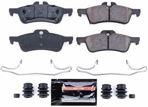 Power Stop Z23-1060 Rear Z23 Evolution Sport Carbon Fiber Infused Ceramic Brake Pads with Hardware For Mini Cooper 2004-2008 [Model Specific] in Saudi Arabia