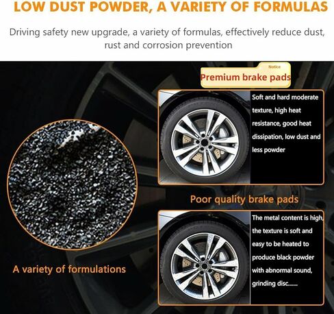 وسادات الفرامل الخلفية مناسبة لسيارة Chevy Silverado 1500، Chevy Tahoe، Cadillac Escalade ESV، EXT، GMC Sierra 1500، GMC Yukon Disc Brake Pads (D785) in Kuwait