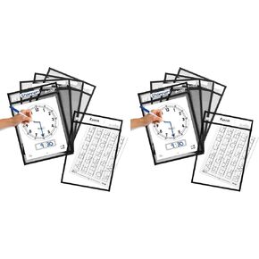 EAI Education SmartPAL Dry-Erase Sleeves: Black - Set of 10 in Kuwait