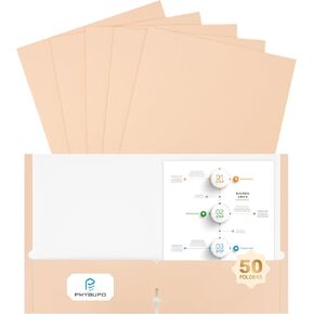 6 مجلدات مع جيوب، مجلدات ملفات ملونة بجيبين، ألوان باستيل، مجلد جيب عالي التحمل مقاس 8.5 × 11 لمستلزمات حفظ ملفات مكتب العودة إلى المدرسة in Kuwait