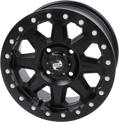 Tusk 4/137 Uinta Beadlock Wheel 14x7 4.0 + 3.0 Matte Black Compatible with Can-Am Outlander 1000 XT-P 2013-2022 in Saudi Arabia