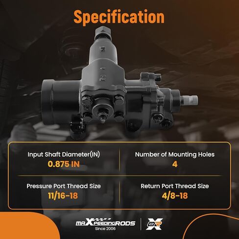 صندوق تروس توجيه كهربائي maxpeedingrods 27-6502 لكاديلاك فليتوود/كاليه/ديفيل/إلدورادو/الهيكل التجاري 1965-1976, 276502 in Kuwait