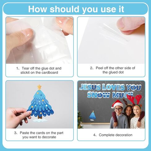 Winter Bulletin Board Decorations, 119 Pcs Winter Christmas Bulletin Board Decorations Set for Classroom, Jesus Love Us Snow Much Snowflake Cutouts School Door Decor in Saudi Arabia