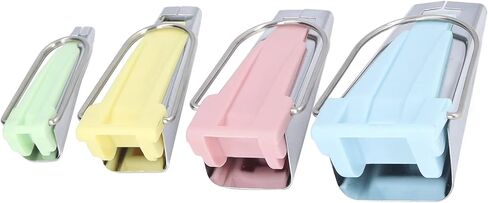 Bias Tape Maker Set 4Pcs DIY Sewing Tools Household Quilting Supplies for Crafting and Patching Work Plastic Stainless Steel Material 15.3 x 11cm in Saudi Arabia