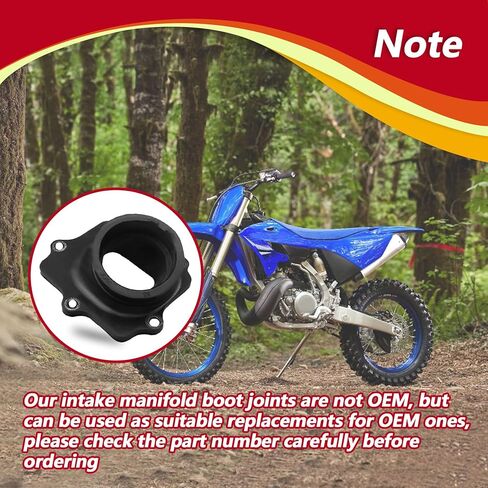Upgrade Intake Manifold Boot Joint Fit for Yamaha YZ250 2000-2001 Replace 5HC-13565-00-00 in Saudi Arabia
