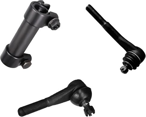 3pc Outer Steering Drag Link + Drag Link at Pitman Arm + Drag Link Adjusting Sleeve Pitman Arm ES2026R ES2027L ES362S for GMC Jimmy K15 K25 K35 and Chevy Blazer K10 K20 K30 in Saudi Arabia