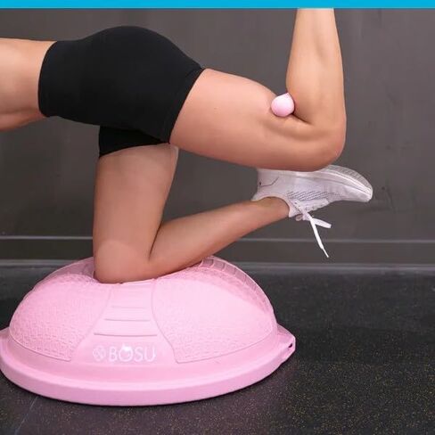 مدرب تمارين التوازن المنزلي نصف الكرة من Bosu لتدريبات القوة والمرونة مع مادة مقاومة للانفجار مصممة لتدوم طويلاً ومضخة يدوية in Kuwait