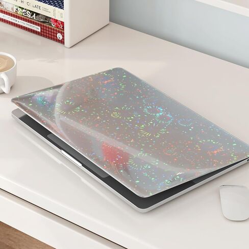 Livelynine Contact Paper Peel and Stick Holographic Laminate Sheets Self Adhesive Clear Contact Paper for Classroom Crafts Stickers Starburst Sparkle Glitter Vinyl No Heat Laminating Roll 15.8x78.8 in Saudi Arabia