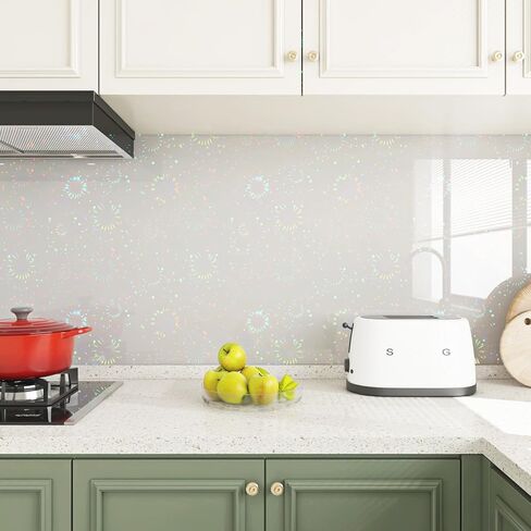 Livelynine Contact Paper Peel and Stick Holographic Laminate Sheets Self Adhesive Clear Contact Paper for Classroom Crafts Stickers Starburst Sparkle Glitter Vinyl No Heat Laminating Roll 15.8x78.8 in Saudi Arabia