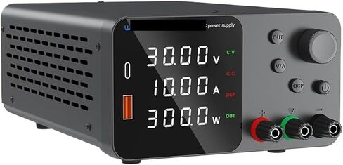 Voltage Reglator Stabilizer Adjustable DC Power Supply 30V 10A 60V 5A Bench Power Source Stabilized Power Supply Voltage Regulator Switch 120V3A(TPS1203) in Saudi Arabia