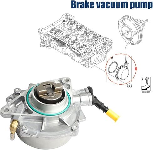 Brake Vacuum Pump 11667556919 456578 Compatible For Peugeot And Citroen C4 DS3 1.6T / Compatible For MINI And Cooper R55 R56 R57 in Saudi Arabia