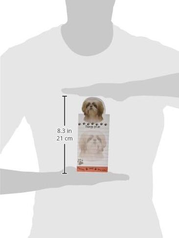"وسادات القائمة المغناطيسية Shih Tzu" مفكرة لاصقة ذات شكل فريد بقياس 8.5 × 3.5 بوصة in Saudi Arabia