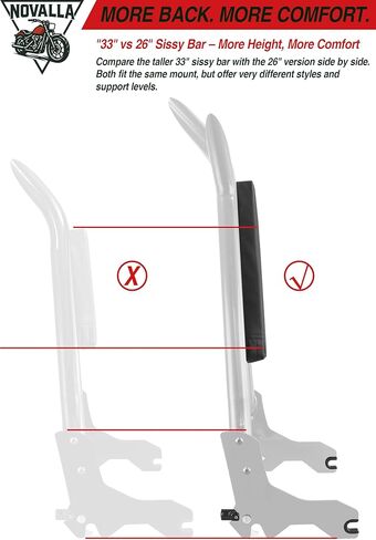 Detachable Sissy Bar Backrest Pad Fit For Harley Davidson Softail Harley, Softail Models 2018-2025 Low Rider FXLR FXRST FXLRS FXLRST FLSB (C-NEW) in Kuwait