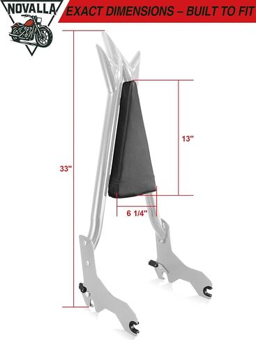 Detachable Sissy Bar Backrest Pad Fit For Harley Davidson Softail Harley, Softail Models 2018-2025 Low Rider FXLR FXRST FXLRS FXLRST FLSB (C-NEW) in Kuwait