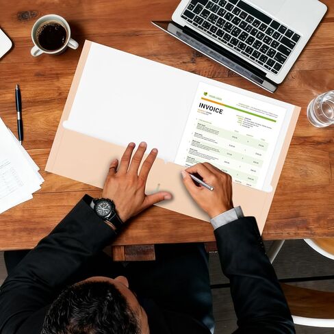 6 مجلدات مع جيوب، مجلدات ملفات ملونة بجيبين، ألوان باستيل، مجلد جيب عالي التحمل مقاس 8.5 × 11 لمستلزمات حفظ ملفات مكتب العودة إلى المدرسة in Kuwait