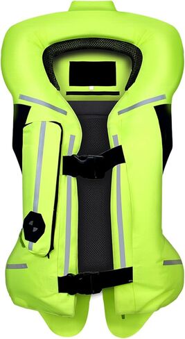 Upgraded Motorcycle Airbag Vest,Breathable Waterproof with Reflective Strips,Protective Gear for ATV,UTV Motocross Ricing in Saudi Arabia