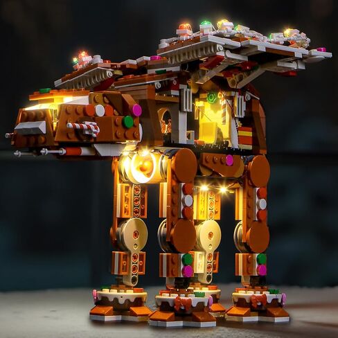LED Lighting Compatible with Lego Gingerbread at-at Walker 40806 - JUST Lights,Light Kit Compatible with Lego 40806,NOT Included The Model in Saudi Arabia