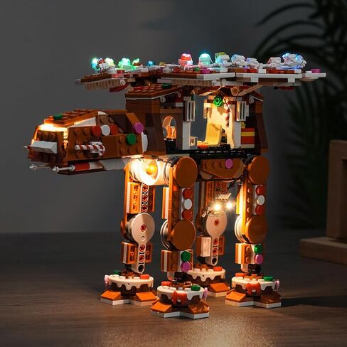 LED Lighting Compatible with Lego Gingerbread at-at Walker 40806 - JUST Lights,Light Kit Compatible with Lego 40806,NOT Included The Model in Saudi Arabia
