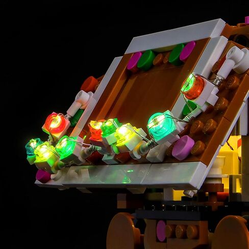 إضاءة LED متوافقة مع Lego Gingerbread at-at Walker 40806 - JUST Lights، طقم إضاءة RC متوافق مع Lego 40806، غير متضمنة مجموعة النماذج in Kuwait