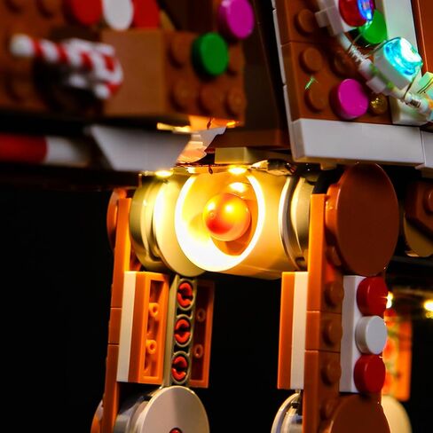 إضاءة LED متوافقة مع Lego Gingerbread at-at Walker 40806 - JUST Lights، طقم إضاءة RC متوافق مع Lego 40806، غير متضمنة مجموعة النماذج in Kuwait
