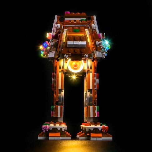 إضاءة LED متوافقة مع Lego Gingerbread at-at Walker 40806 - JUST Lights، طقم إضاءة RC متوافق مع Lego 40806، غير متضمنة مجموعة النماذج in Kuwait