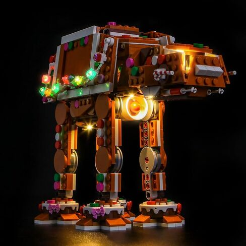 إضاءة LED متوافقة مع Lego Gingerbread at-at Walker 40806 - JUST Lights، طقم إضاءة RC متوافق مع Lego 40806، غير متضمنة مجموعة النماذج in Kuwait