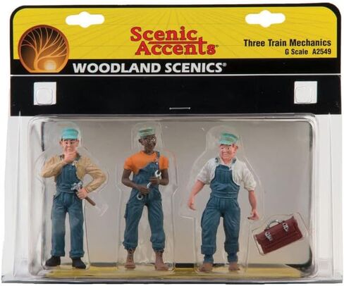 مجسمات قطار Woodland Scenics A2549 G وثلاثة ميكانيكا قطار in Saudi Arabia