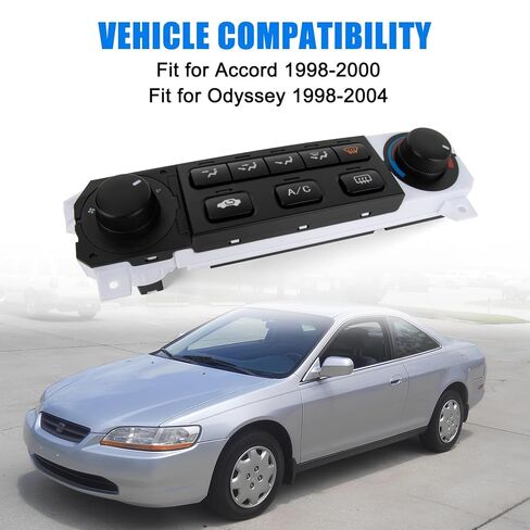 A/C لوحة التحكم في المناخ سخان التيار المتردد وحدة التحكم في المناخ التبديل لـ Accord 1998-2000، Odyssey 1998-2004، استبدال 79600-S84-A01ZA، 599-268 in Kuwait