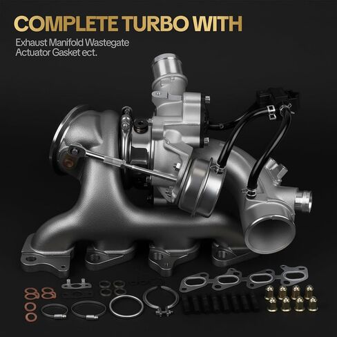 Turbo Turbocharger Assembly Fit for 2016-2023 Chevy Malibu L LT LS 1.5L EcoTec Engine Replace 12687057 12669064 in Kuwait