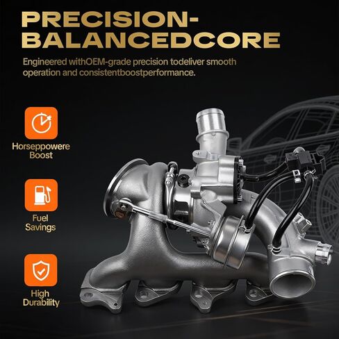 Turbo Turbocharger Assembly Fit for 2016-2023 Chevy Malibu L LT LS 1.5L EcoTec Engine Replace 12687057 12669064 in Kuwait