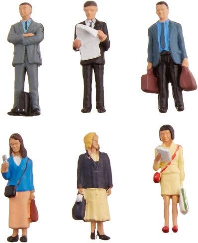 Bachmann Trains Scenescapes Standing Platform Passengers Miniature Figures (6Piece) in Saudi Arabia