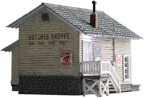 Woodland Scenics® Build & Ready® Carver's Butcher Shoppe، O Scale in Saudi Arabia