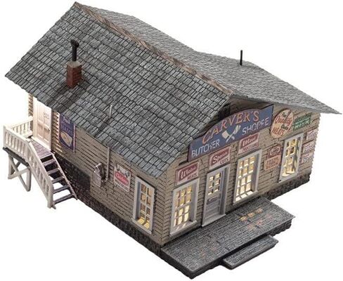 Woodland Scenics® Build & Ready® Carver's Butcher Shoppe، O Scale in Saudi Arabia
