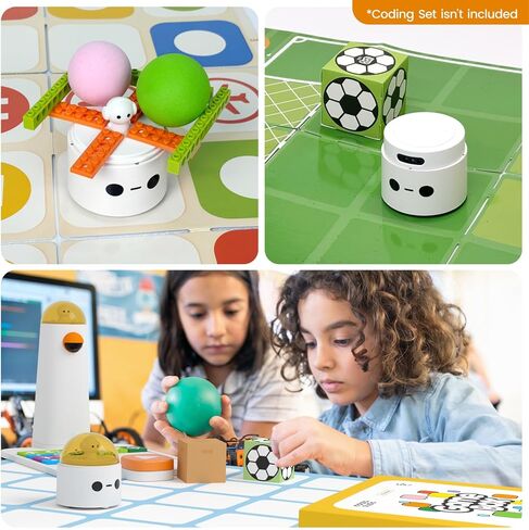 Game Box with 5 Programming Board Games for Coding Set & Pro Set, Education Add-on with Rich Learning Materials for Kids Aged 4-10 in Kuwait